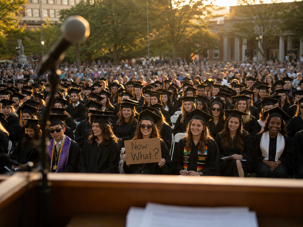 Congratulations, Graduates. Now Buckle Up.