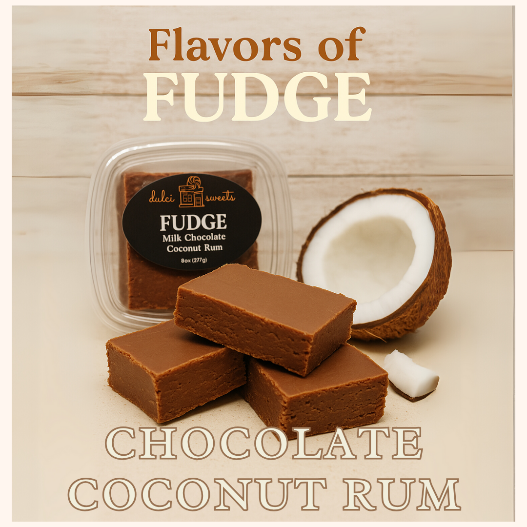 Olde Fashioned Chocolate Coconut Rum Fudge
