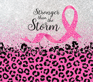 FIGHT CANCER Themed Tumbler (Choose 1 of 4 designs graphic)