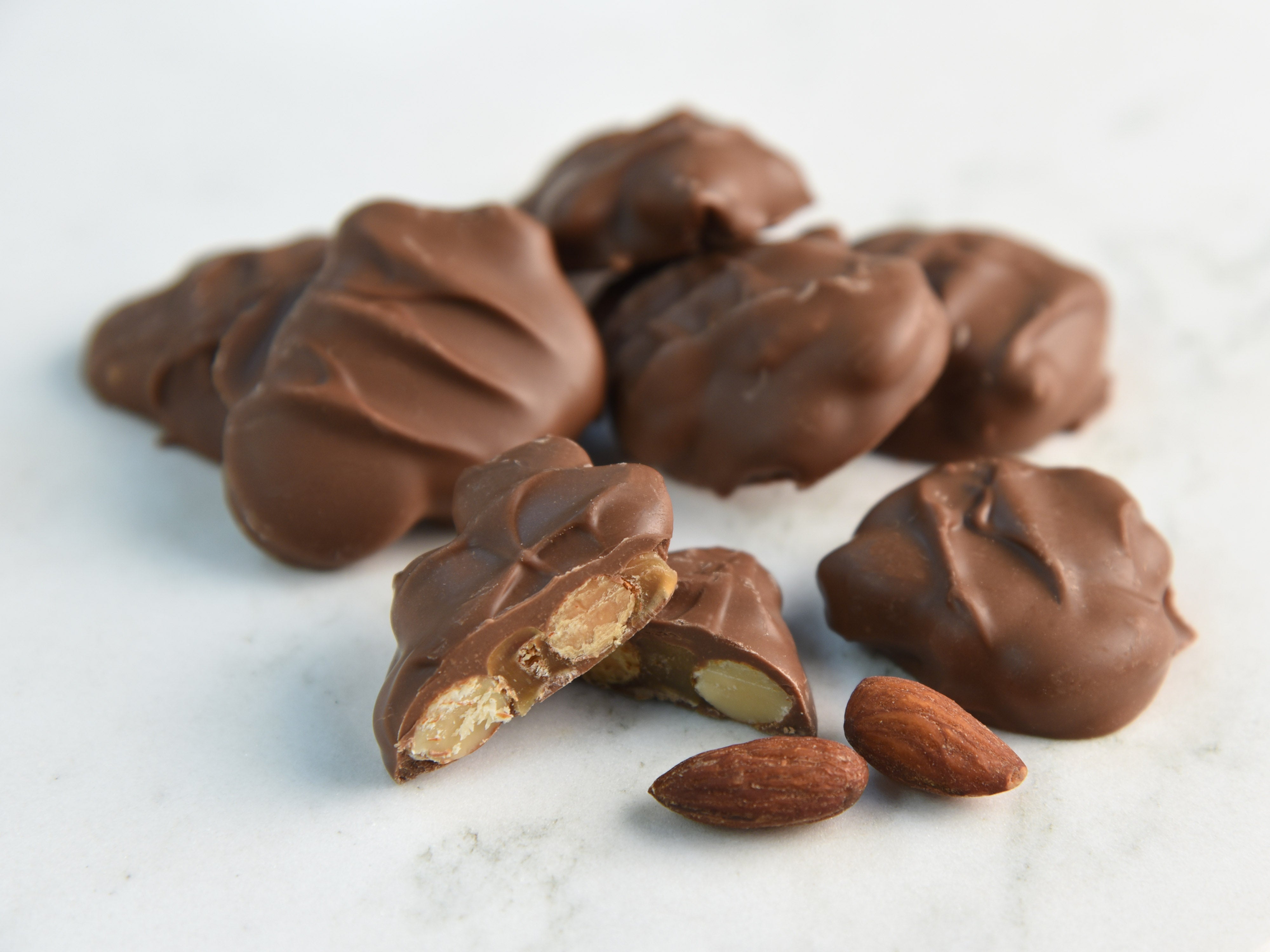Milk Chocolate Almond Turtles