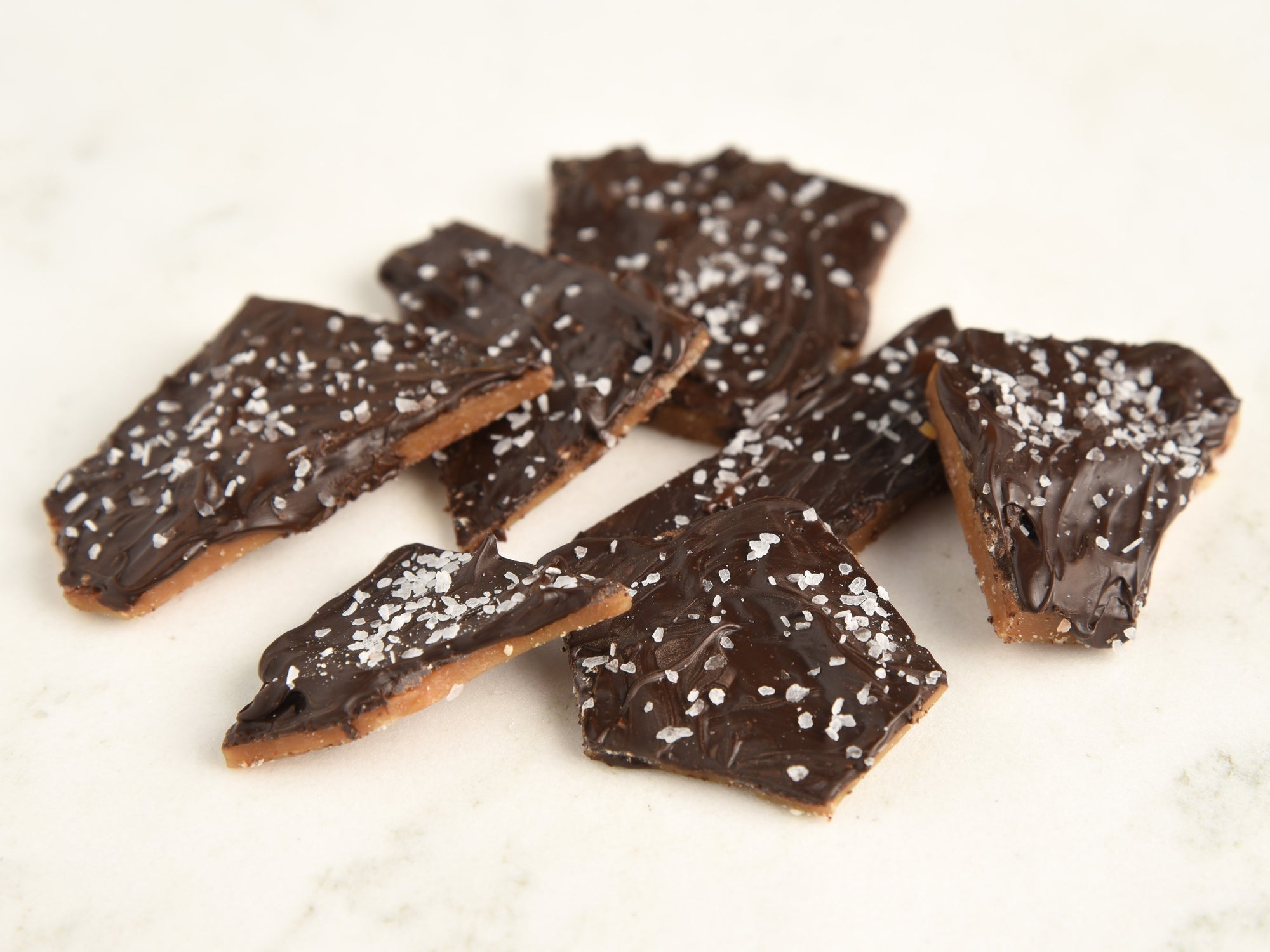 Cracked Toffee with sea salt